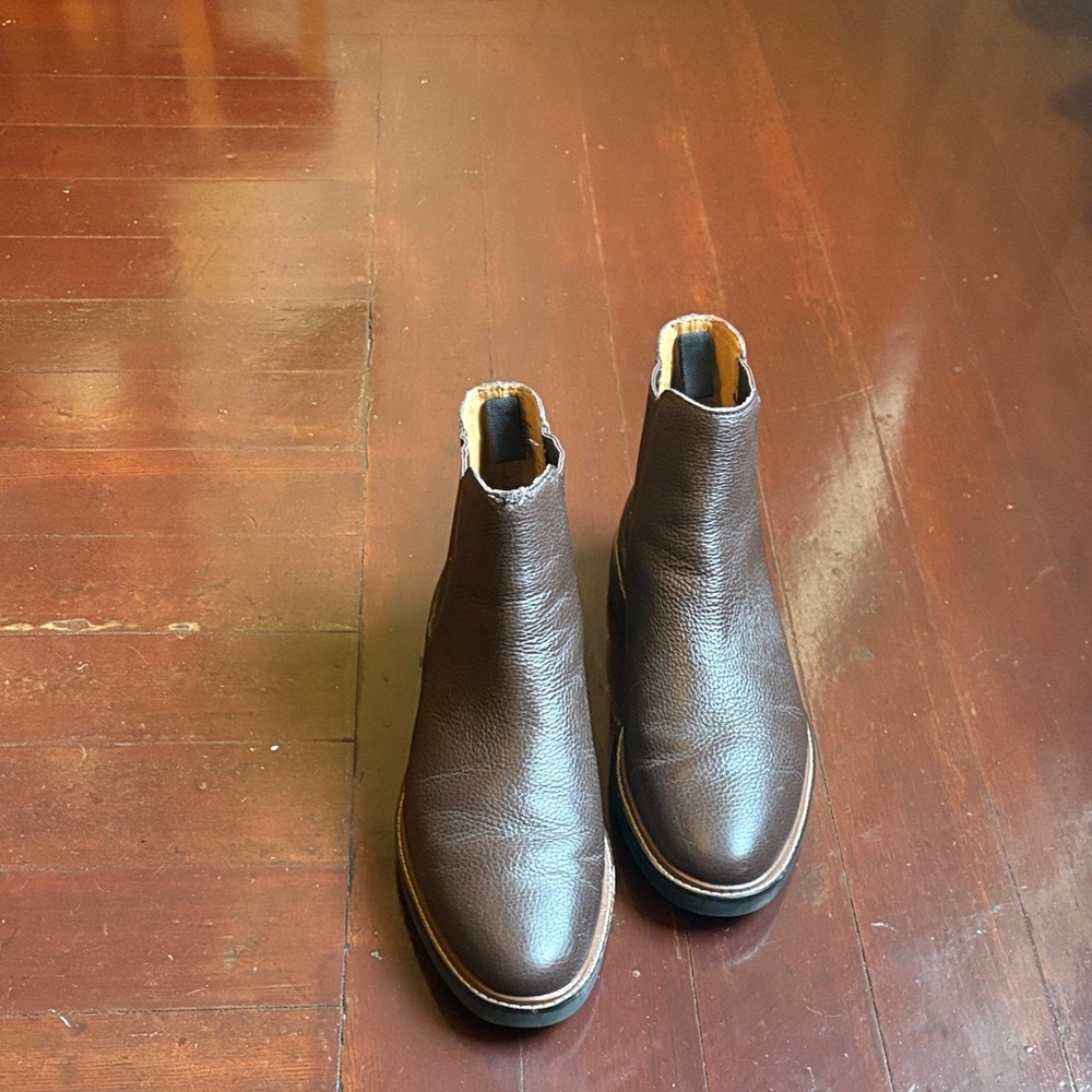 Coach Dark Brown Men's Leather Boots